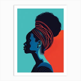 Portrait Of African Woman 41 Art Print