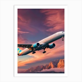 Airliner - Reimagined 1 Art Print