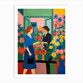 Flower Shop Art Print