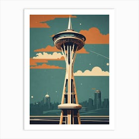 Space Needle Poster Art Print