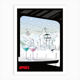 Apres Ski Art Print