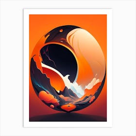 Fusion Comic Space Space Art Print