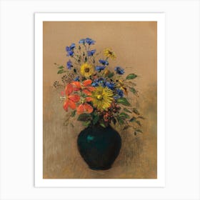 Wildflowers, Odilon Redon Art Print