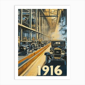 Aihrgdesign A Vintage Industrial Poster Celebrating Automobil 36a37136 A4f9 47c7 Afb9 89ce76f966d9 1 Art Print