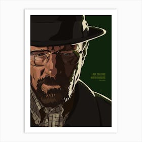 Heisenberg Breaking Bad Art Print