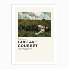 Museum Poster Inspired By Gustave Courbet 3 Art Print