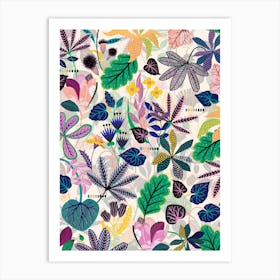 Gardenia Ecru Art Print