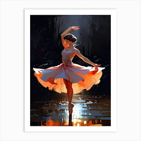 Ballerina 9 Art Print