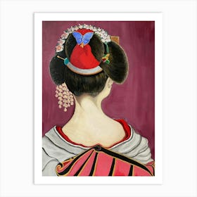 Geisha Art Print