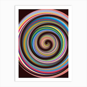 Abstract Spiral Art Print