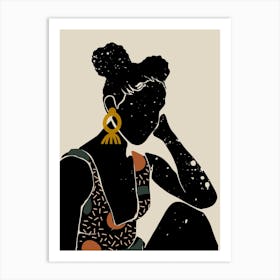 Afro Puffs Art Print