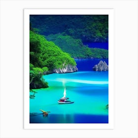Mergui Archipelago Myanmar Pop Art Photography Tropical Destination Art Print