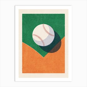BALLS Baseball III Art Print