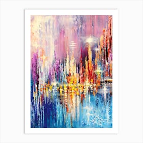 Abstract Cityscape 6 Art Print