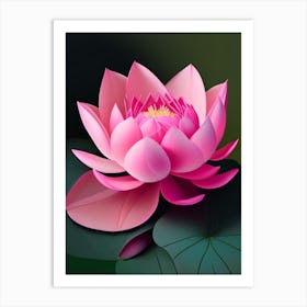 Pink Lotus Fauvism Matisse 1 Art Print