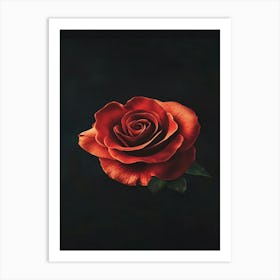 Red Rose 6 Art Print