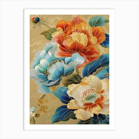 Chinese Flower Painting 102 Art Print