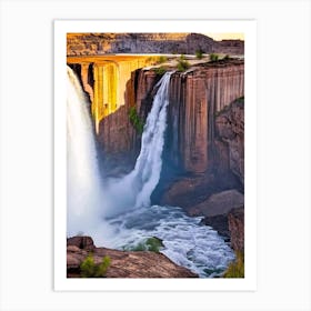 Shoshone Falls, United States Realistic Photograph (3) Art Print