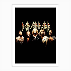 Def Leppard 1 Art Print