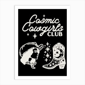 Cosmic Cowgirls Club 9 Art Print