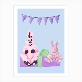 Sweet Easter Party Art Print