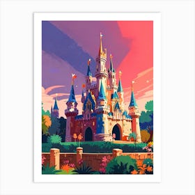 Cinderella Castle 2 Art Print