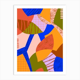 Spring Shapes  Art Print