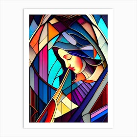 StainedGlassSounds1 Art Print