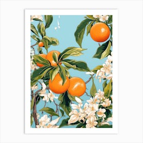 Orange Blossoms 5 Art Print