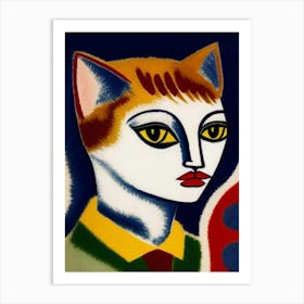 Cat Lady Art Print