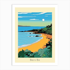 Poster Of Minimal Design Style Of Byron Bay, Australia 7 Art Print