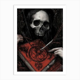 Book Of The Dead 1 Art Print