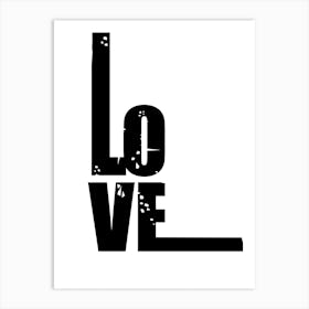 Love Typography 2 Art Print