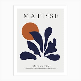 Matisse Minimal Cutout 8 Art Print