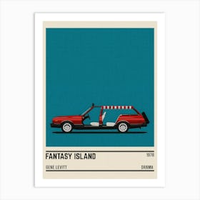 Fantasy Island Tv Series Car Art Print