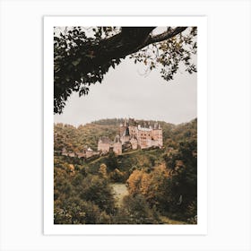 German Castle Scenery Art Print