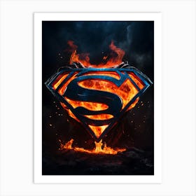 Superman Logo 1 Art Print