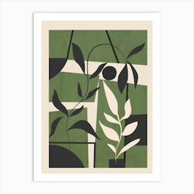 Abstract Foliage 4 Art Print