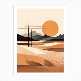 Desert Landscape 23 Art Print