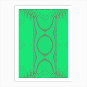 Abstract Green Background 2 Art Print