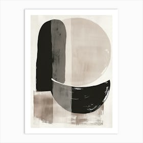 Santiago City Stone Park Bauhaus Minimalist Art Print