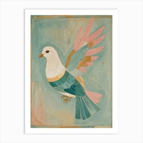 Rainbow Dove Art Print