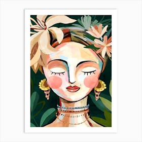 Frida Kahlo 10 Art Print