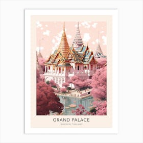 Grand Palace Bangkok Thailand 2 Travel Poster Art Print