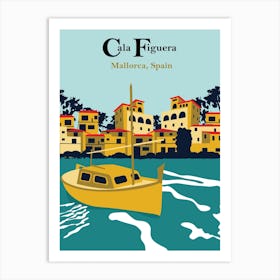 Cala Figuera, Mallorca, Spain Art Print