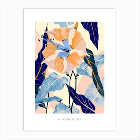 Colourful Flower Illustration Poster Morning Glory 8 Art Print