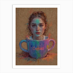 Coffee Girl Art Print