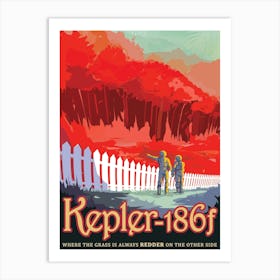 Kepler 1869 NASA Space Vintage Style Poster Art Print