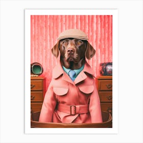 A Labrador Retriever Dog 8 Art Print