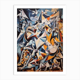 Guernica - Fractalized 2 Art Print